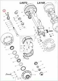 Y0326014080 Nakrętka zabezpieczająca M22x1,5x15 Amazone