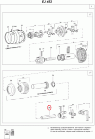 Y136155 Skróć rurkę profilową, rurka 220 mm