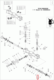 DL062 Podkładka DIN 988 63x80x0,5 Amazone