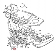 783-0281637 Wspornik, stabilizator 400/32" DECK