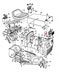 723-0302 Hood stop X 7.0