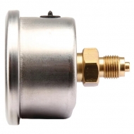 B711W063400T Manometr glicerynowy, ø63 mm, 0-400 bar, przyłącze tylne 1/4", WIKA