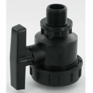 F31520202 Zawór kulowy gwint zewnętrzny/gwint wewnętrzny 3/4"