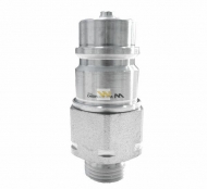 Szybkozłącze hydrauliczne wtyczka M18x1.5 gwint zewnętrzny EURO (9100818W) (ISO 7241-A) Waryński