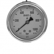 MA6301000L04SSGF Manometr o63 mm 0-1000 bar przyłącze tylne 1/4 cal