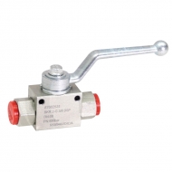 Zawór kulowy blokowy, 2-drożny, BKR-2-DN 13-G 3/8" BSP, 3/8" x 3/8"