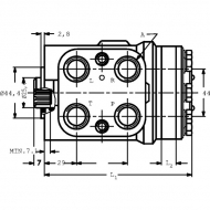 OSPC125CN1500179 Orbitrol OSPC 125 CN Danfoss
