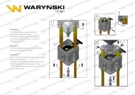 Joystick pod linki zakończone kulką z 1 przełącznikiem (z przyciskiem na kulkę. IP-6019. JOYSTIKK) Waryński