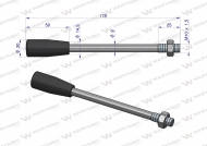 Dźwignia do rozdzielaczy hydraulicznych W80L Waryński