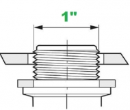 G40004 Pierścień samouszczelniający płaski, uszczelka płaska 1", 33x45x3 EPDM, Arag