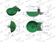 Poidło miskowe dla bydła żeliwne 1.4L ROYAL FARM