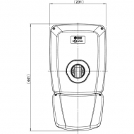 Lusterko zewnętrzne prawe / lewe dzielone 440x230x65mm, producent Britax