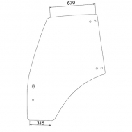04418952KR Szyba drzwi, prawa