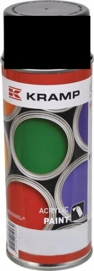 925004KR Lakier, farba pasujący do maszyn Bobcat, czarny, czarna 400 ml KRAMP