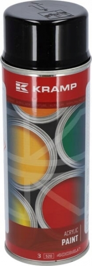 924004KR Lakier, farba pasujący do maszyn Kubota, czarny, czarna 400 ml