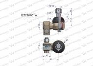 Przegub kierowniczy 1' 1277261C1 WARYŃSKI