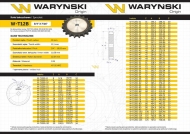 Koło zębate hartowane tarcza 12B-1 (R1 3/4) Z-25 Waryński