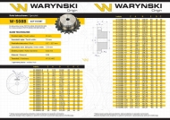 Koło zębate hartowane z kołnierzem 08B-1 (R1 1/2) Z-30 Waryński