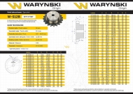 Koło zębate hartowane z kołnierzem 12B-1 (R1 3/4) Z-18 Waryńsk