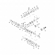 1223100 Koło łańcuchowe przekładni głównej, Z-16, pasuje do siewnika Amazone, Primera DMC, ZA-M, ZA-ML, ZA-U AMAZONE