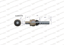 AL80541W Przegub kierowniczy 180mm- M20x1,5; M22x1,5 AL80541 WARYŃSK
