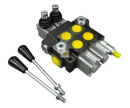W-ROZ40L/2Z Rozdzielacz hydrauliczny 2-sekcyjny max przepływ 40L z zatrzaskami Waryński