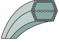 Podwójny pasek klinowy AA112, V typ D Husqvarna, AYP, Rajd i Partner 5321691-78, HU532402009