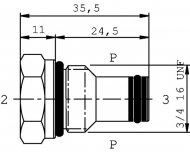 MPPPSAE82 Zatyczka MPP SAE 8-2, gwint 3/4"