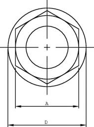 TKM08 Korek magnetyczny, aluminiowy gwint 1/2"