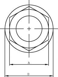 TKM22M Korek magnetyczna aluminiowy TKM gwint M22 x 1.5