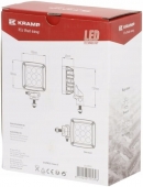 LA10555 Lampa robocza LED, kwadratowa 27W 3000lm 10/30V z wtyczką Deutsch światło rozproszone 9 LED Kramp