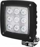 LA10555 Lampa robocza LED, kwadratowa 27W 3000lm 10/30V z wtyczką Deutsch światło rozproszone 9 LED Kramp