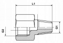 Przedłużacz M10x1,0 35 mm Kramp CLVMK10M1035