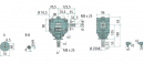 415S1018100F202 / S1018100F202 Przekładnia kątowa S1018 1:1 wały Ø25 mm 11 kW 195 Nm Bondioli & Pavesi