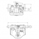 ROE74L04440 Zaczep transportowy kulowy, 330 mm, Rockinger