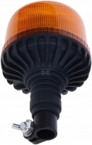 LA20090 Lampa błyskowa LED, 20W 12/24V, pomarańczowa, na uchwyt elastyczna, Ø 126x201 mm