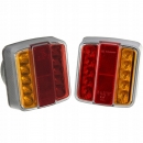 LA60025 Zestaw lamp bezprzewodowych LED, kwadratowych, 12V, Li-ion, na magnes, wtyczka 7-pin, Kramp