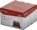 LA20094 Lampa błyskowa LED, niska, 15W, 12/24V, pomarańczowa, przykręcana Ø 86x67 mm
