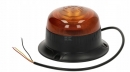 LA20094 Lampa błyskowa LED, niska, 15W, 12/24V, pomarańczowa, przykręcana Ø 86x67 mm