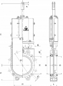 ARZO0100150000 Zawór suwakowy 6"