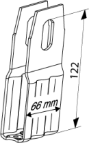 00548410400 Prowadnica L=135 mm Pöttinger do przyczep Torro i Jumbo