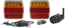 LA60025 Zestaw lamp bezprzewodowych LED, kwadratowych, 12V, Li-ion, na magnes, wtyczka 7-pin, Kramp