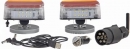 LA60025 Zestaw lamp bezprzewodowych LED, kwadratowych, 12V, Li-ion, na magnes, wtyczka 7-pin, Kramp