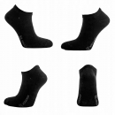 KW12900030346 Skarpetki stopki niski stan, czarne roz. 43-46 (3 pary)