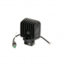 LA10830 Lampa robocza LED, kwadratowa 60W 6600lm 12/24V, biała, 92x109.5x51.1 mm światło rozproszone z wtyczką Deutsch, 12 LED