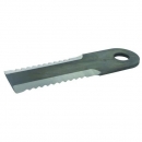 87318316N Nóż rozdrabniacza słomy, 173x50x3 mm, ruchomy ząbkowany Ø 20 mm KRAMP