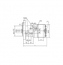 SMR200A225YKR Silnik orbitalny 200cc,  200 cm³/obr, 369 N·m, Kramp