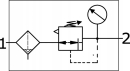 FR1K140510 Regulator ciśnienia z filtrem 1/4" KRAMP