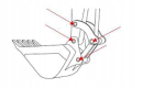 PBYANB12 Zestaw sworznia i tulei pasuje do Yanmar B12, B14, B17, B17.1