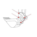 PBYANB18 Zestaw sworznia i tulei pasuje do Yanmar B17-3, B18, B18EX